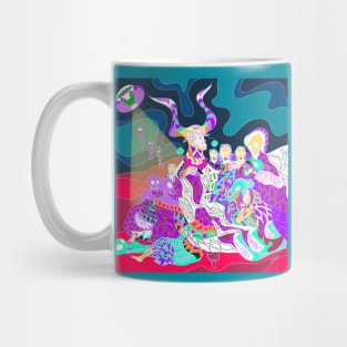 Demon pact, the alien and the witch ecopop Mug